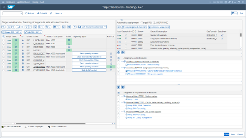 Screenshot of the automated assignment TBW