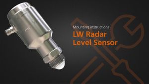 How To: Mounting instructions of the new radar level sensor